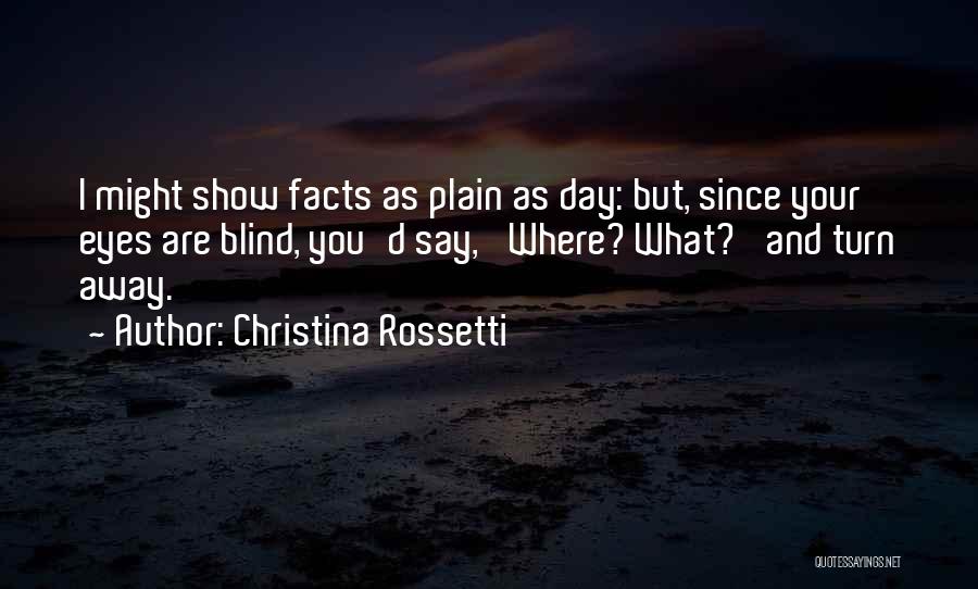 Plain Quotes By Christina Rossetti