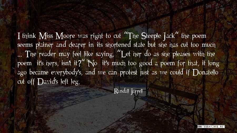 Plainer Quotes By Randall Jarrell Plainer Quotes By Randall Jarrell