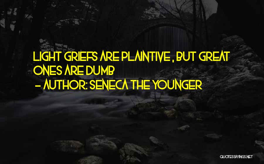 Plaintive Quotes By Seneca The Younger