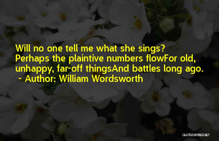 Plaintive Quotes By William Wordsworth