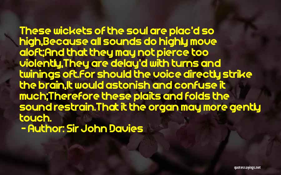 Plaits Quotes By Sir John Davies