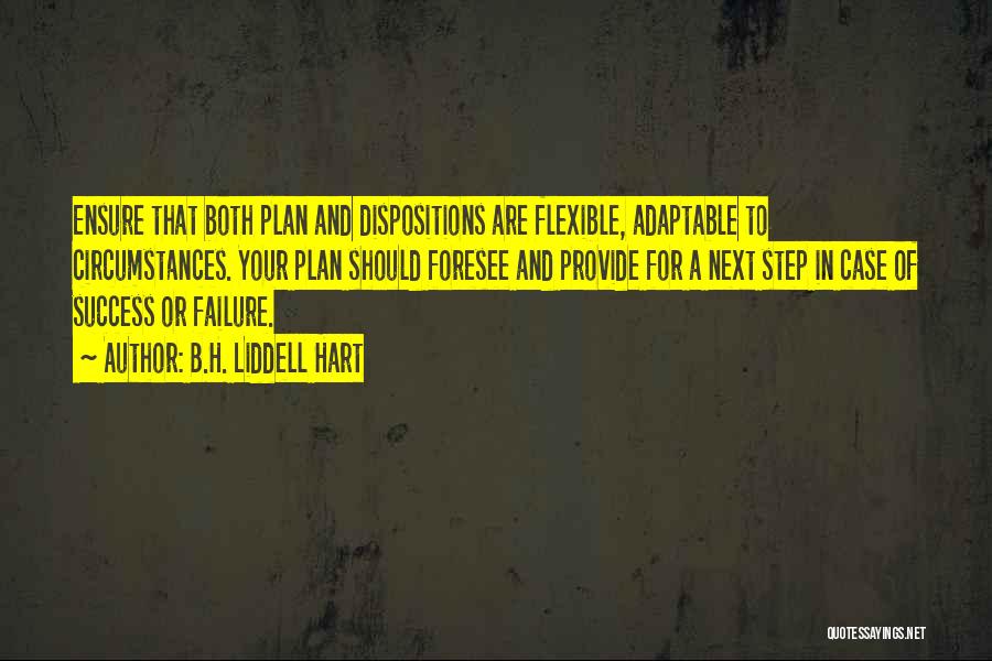Plan A And B Quotes By B.H. Liddell Hart