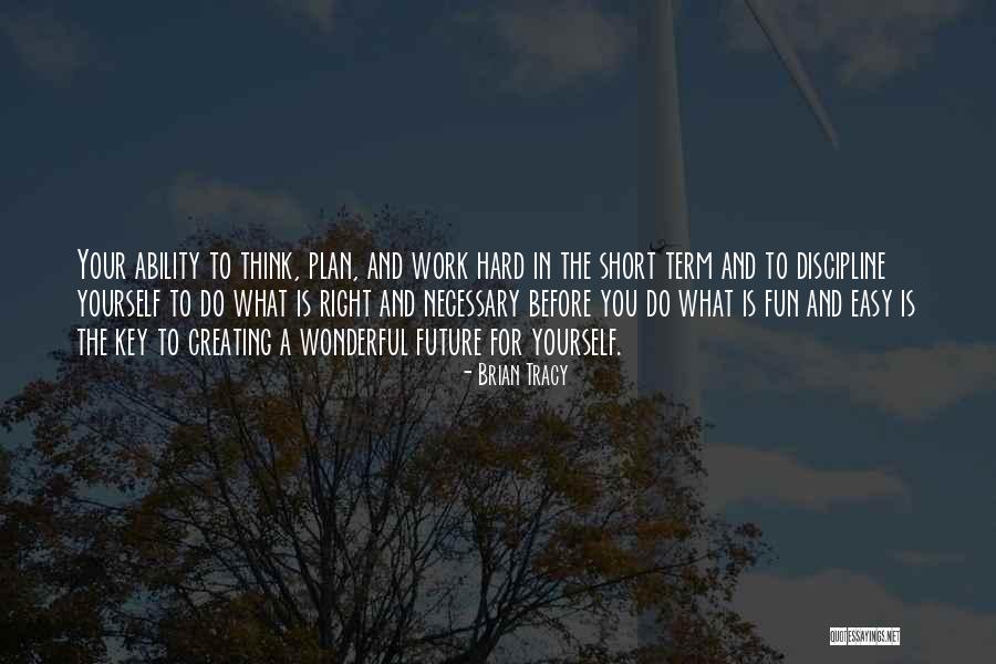 Plan For Your Future Quotes By Brian Tracy