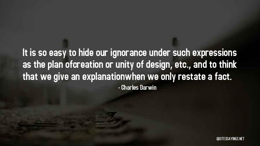 Plan Of Creation Quotes By Charles Darwin Plan Of Creation Quotes By Charles Darwin