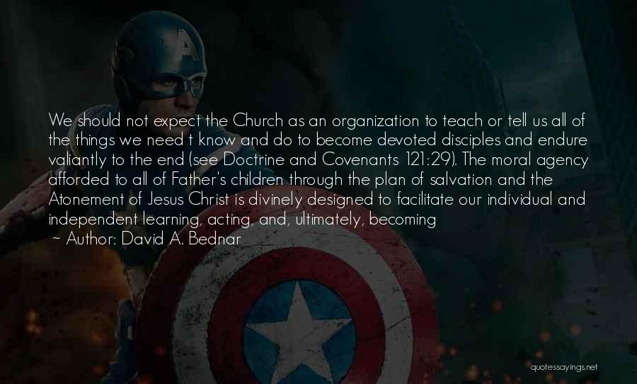 Plan Of Salvation Quotes By David A. Bednar