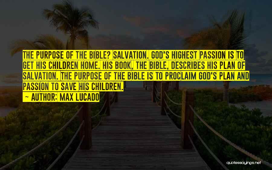 Plan Of Salvation Quotes By Max Lucado