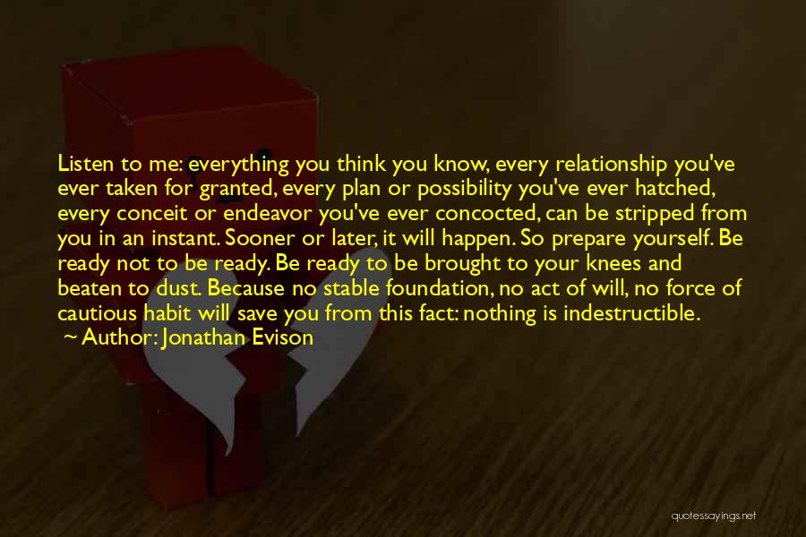 Plan Prepare Quotes By Jonathan Evison