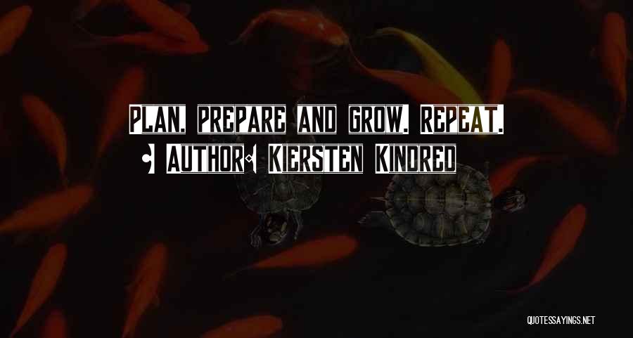 Plan Prepare Quotes By Kiersten Kindred