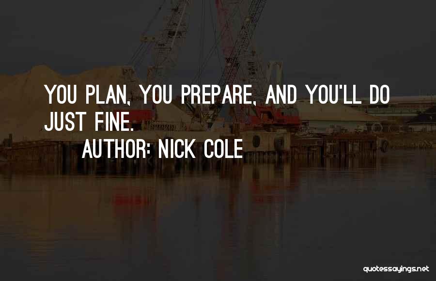 Plan Prepare Quotes By Nick Cole