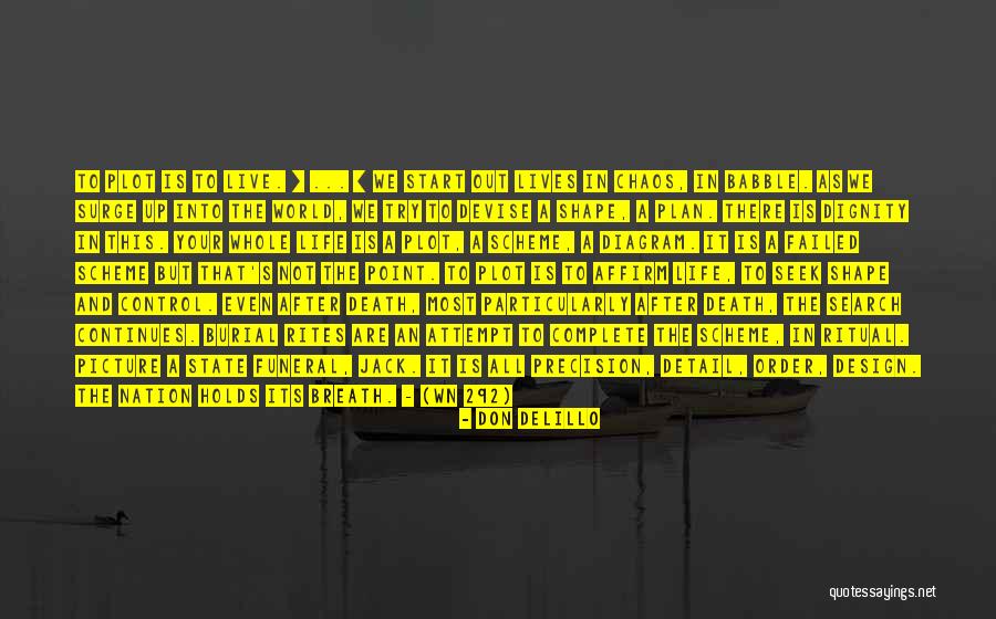 Plan That Lives Quotes By Don DeLillo Plan That Lives Quotes By Don DeLillo