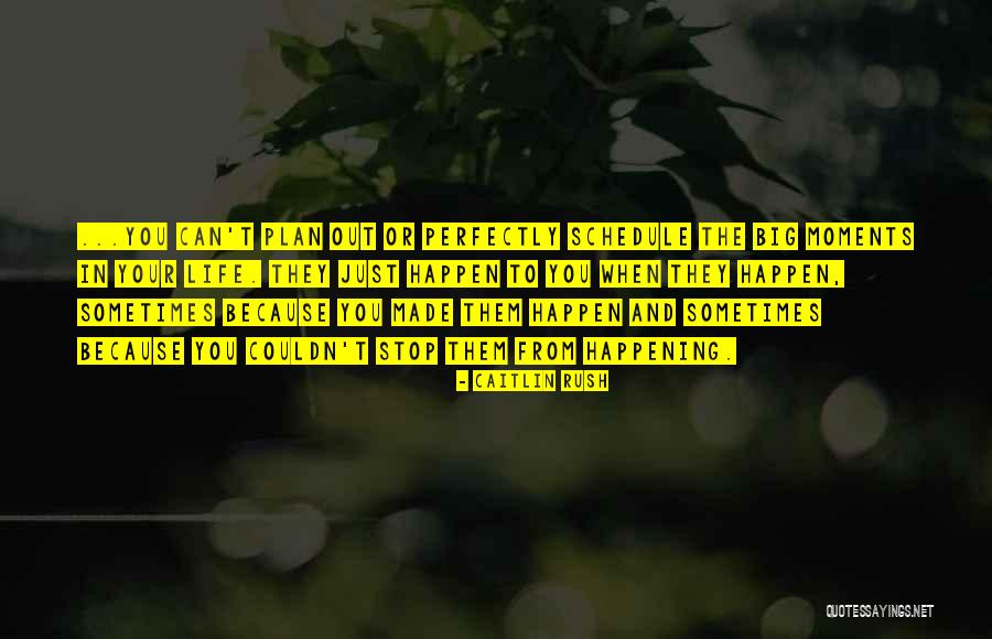 Plan Your Life Quotes By Caitlin Rush Plan Your Life Quotes By Caitlin Rush
