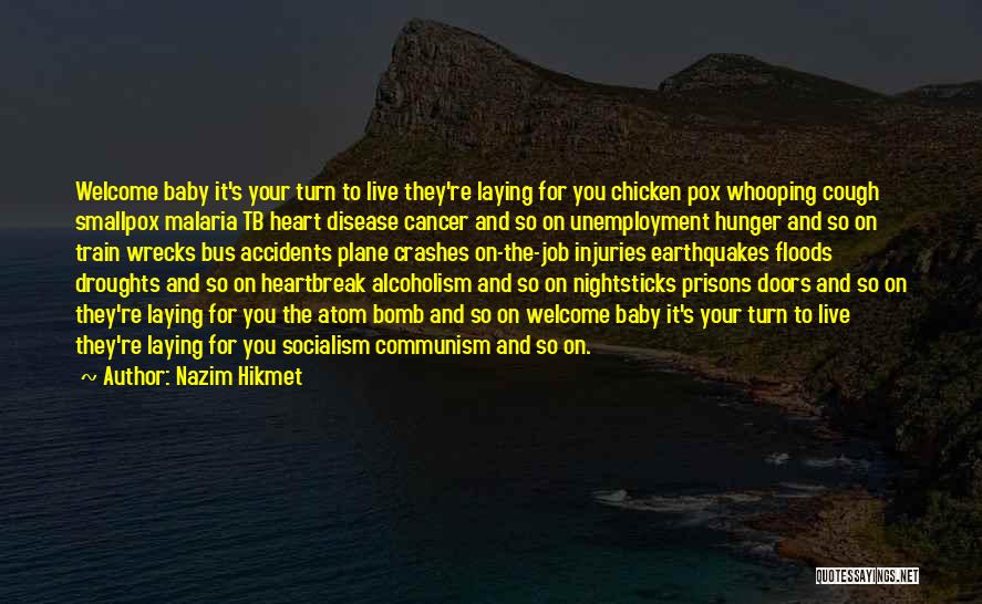 Plane Crashes Quotes By Nazim Hikmet