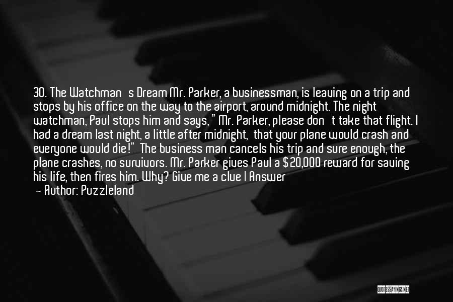 Plane Crashes Quotes By Puzzleland