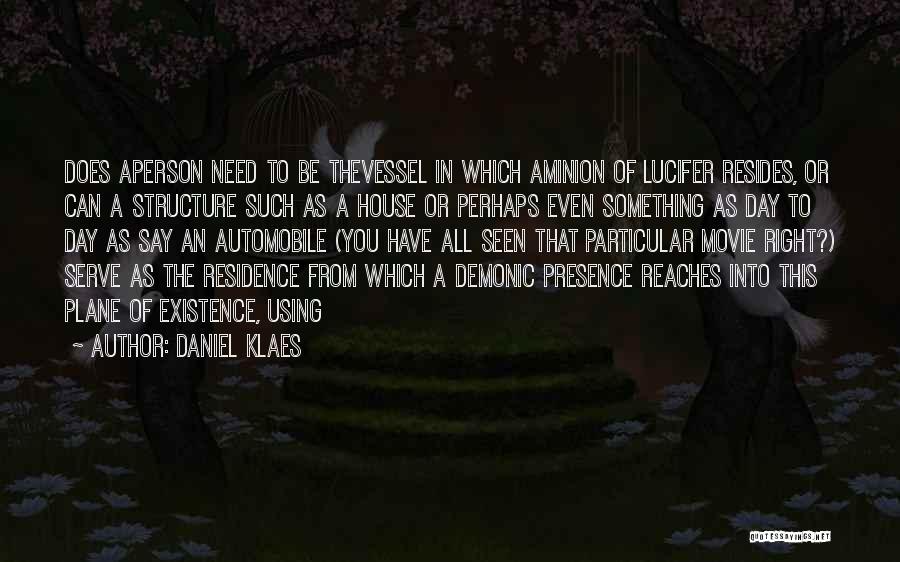 Plane Quotes By Daniel Klaes