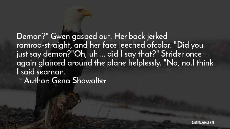 Plane Quotes By Gena Showalter