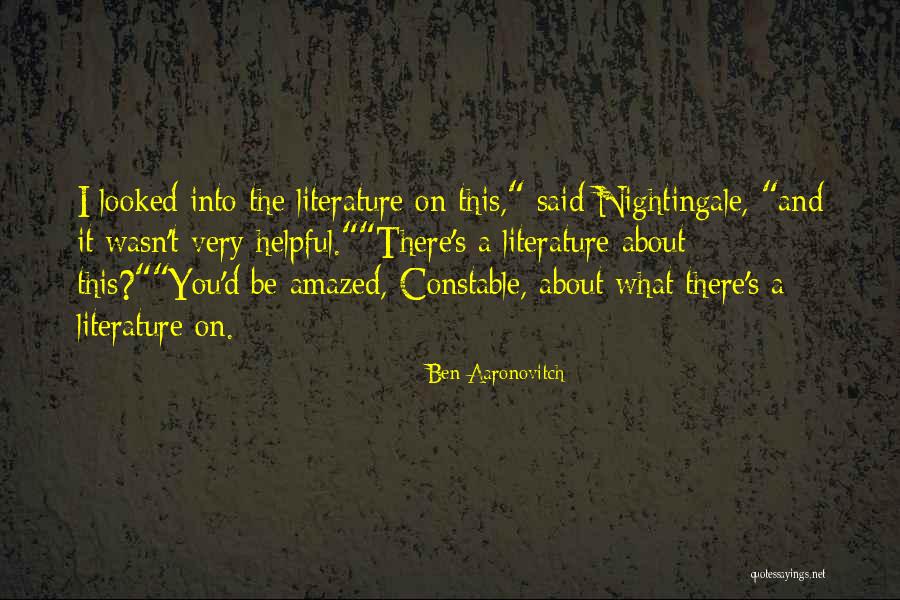 Planeando Para Quotes By Ben Aaronovitch Planeando Para Quotes By Ben Aaronovitch