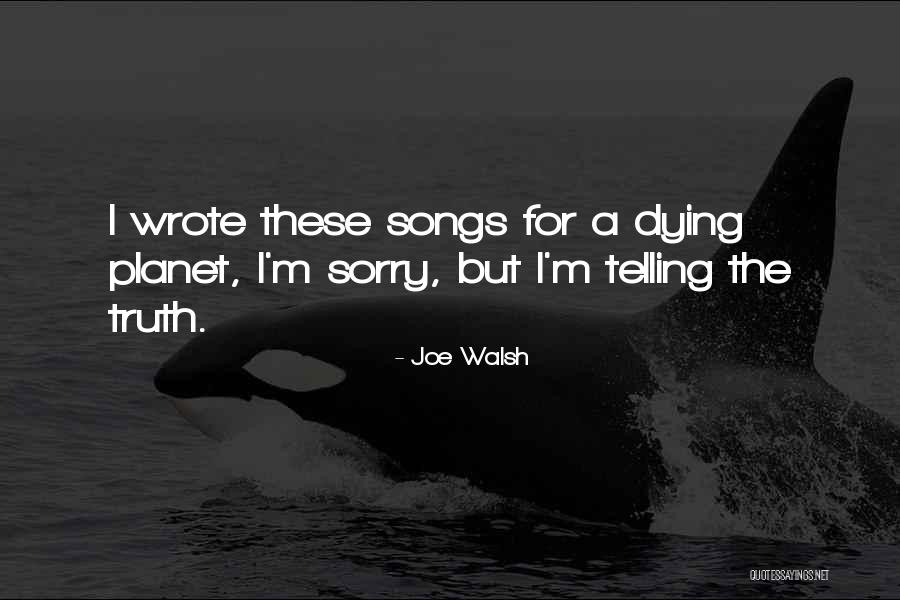 Planet Is Dying Quotes By Joe Walsh Planet Is Dying Quotes By Joe Walsh