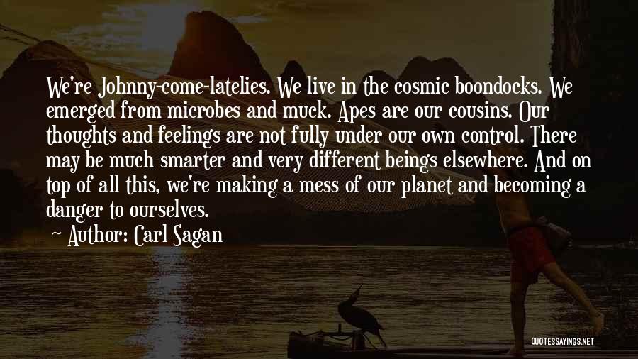 Planet Of Apes Quotes By Carl Sagan