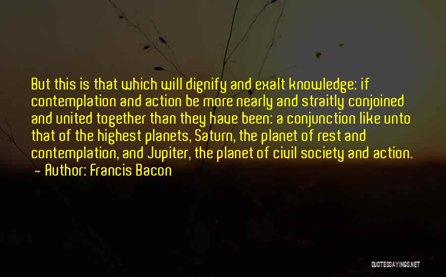 Planet Saturn Quotes By Francis Bacon