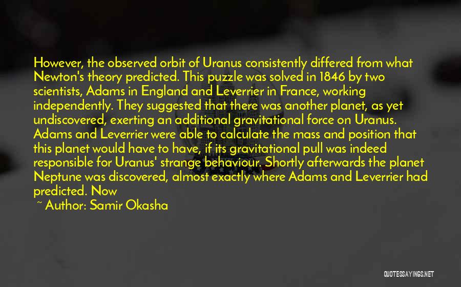 Planet Uranus Quotes By Samir Okasha