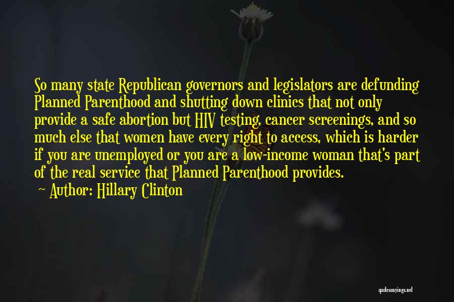 Planned Parenthood Quotes By Hillary Clinton