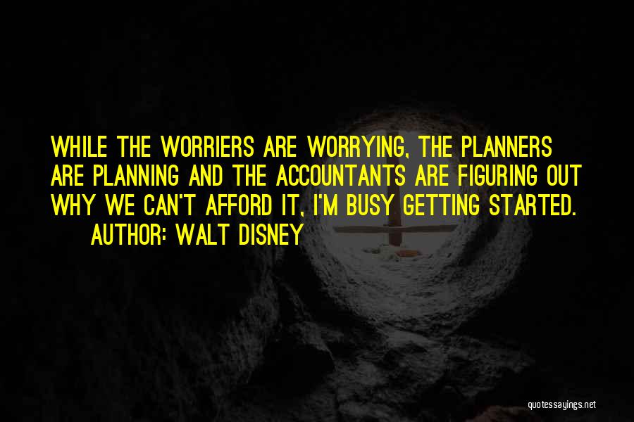 Planners With Inspirational Quotes By Walt Disney