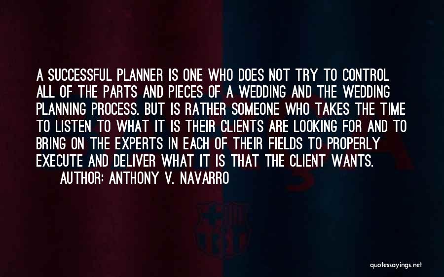 Planning A Business Quotes By Anthony V. Navarro