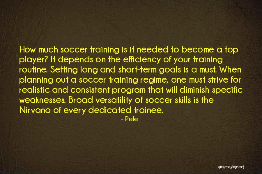 Planning And Goals Quotes By Pele Planning And Goals Quotes By Pele