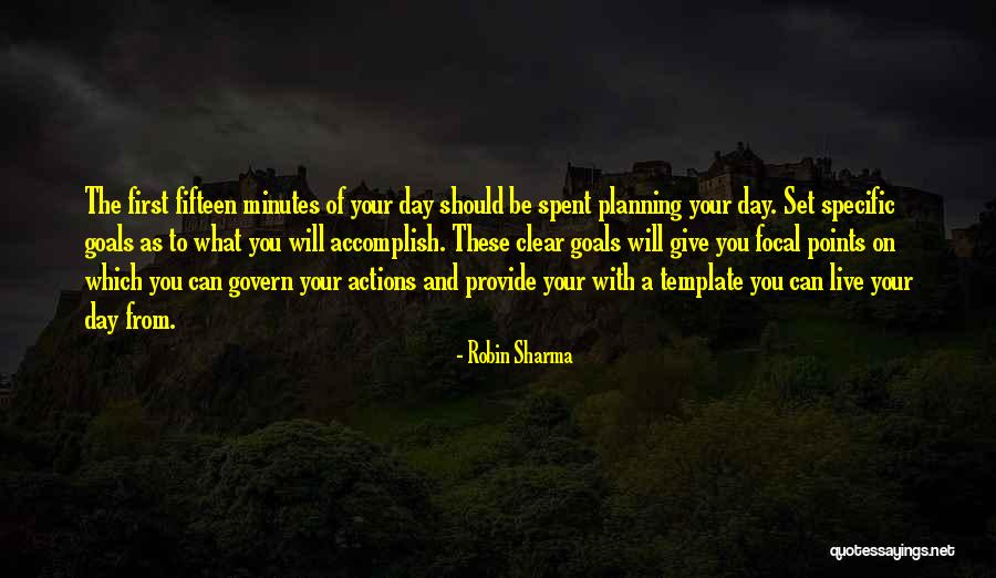 Planning And Goals Quotes By Robin Sharma Planning And Goals Quotes By Robin Sharma