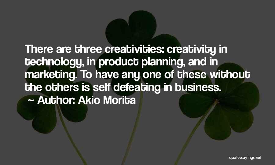 Planning For Business Quotes By Akio Morita