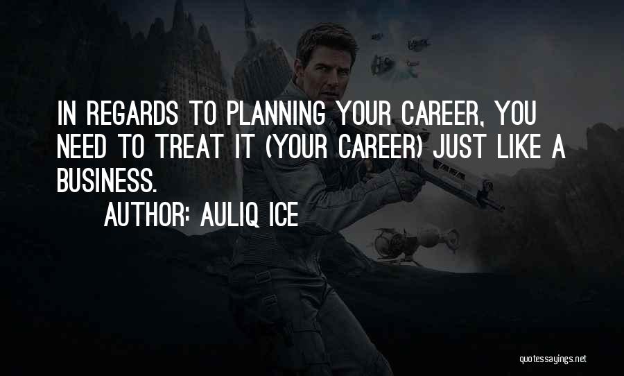 Planning For Business Quotes By Auliq Ice