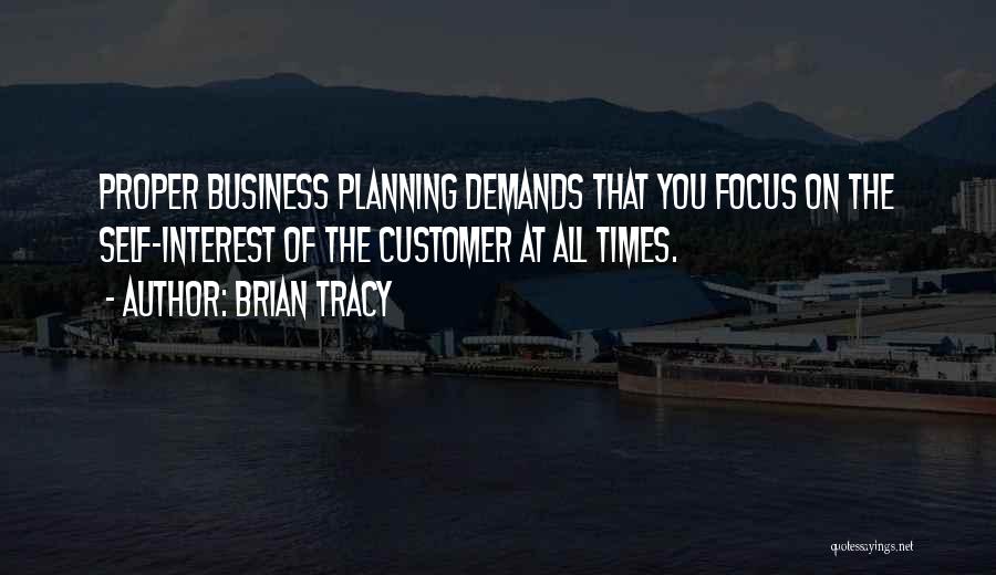 Planning For Business Quotes By Brian Tracy