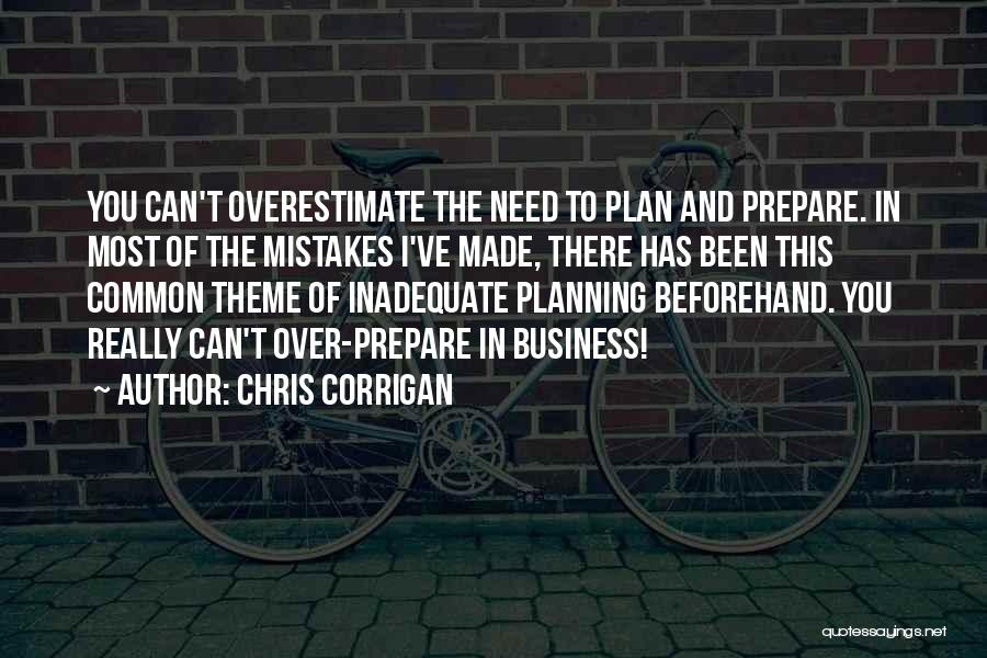 Planning For Business Quotes By Chris Corrigan