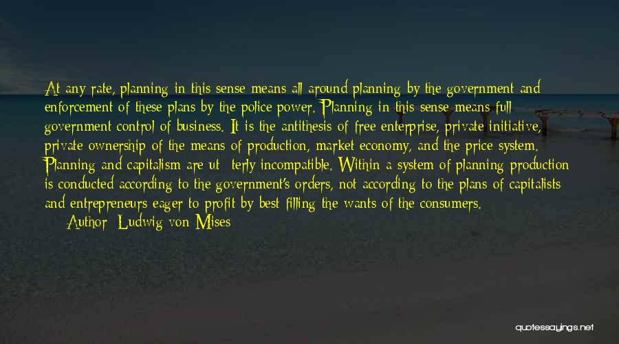 Planning For Business Quotes By Ludwig Von Mises