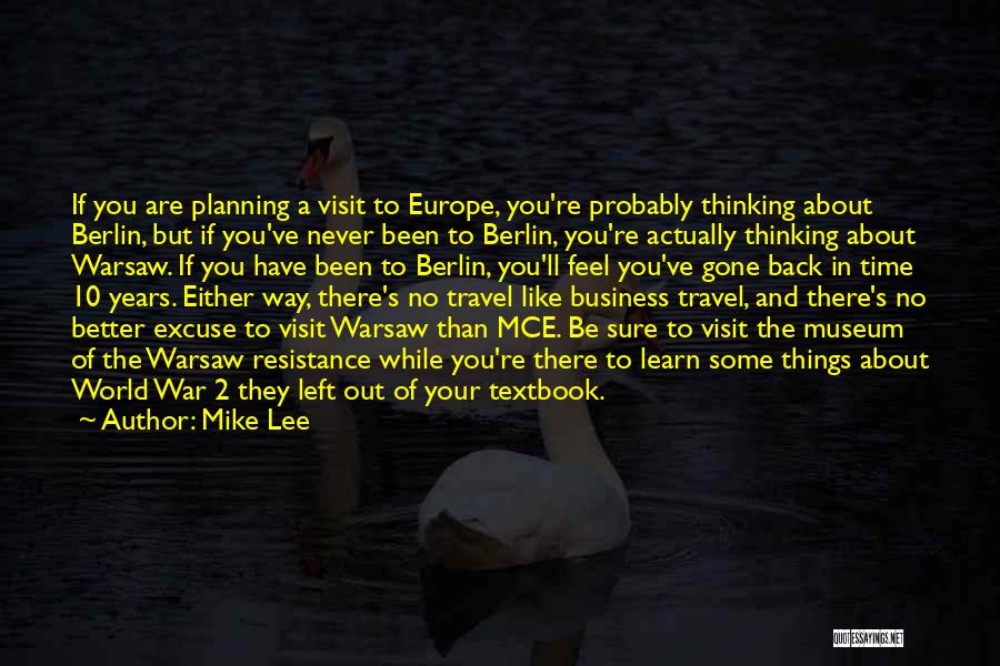 Planning For Business Quotes By Mike Lee