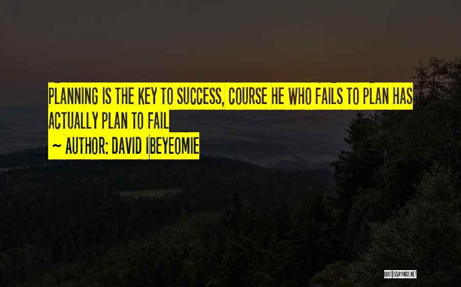 Planning For Success Quotes By David Ibeyeomie