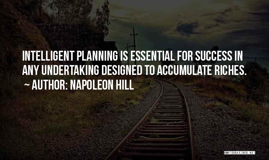 Planning For Success Quotes By Napoleon Hill