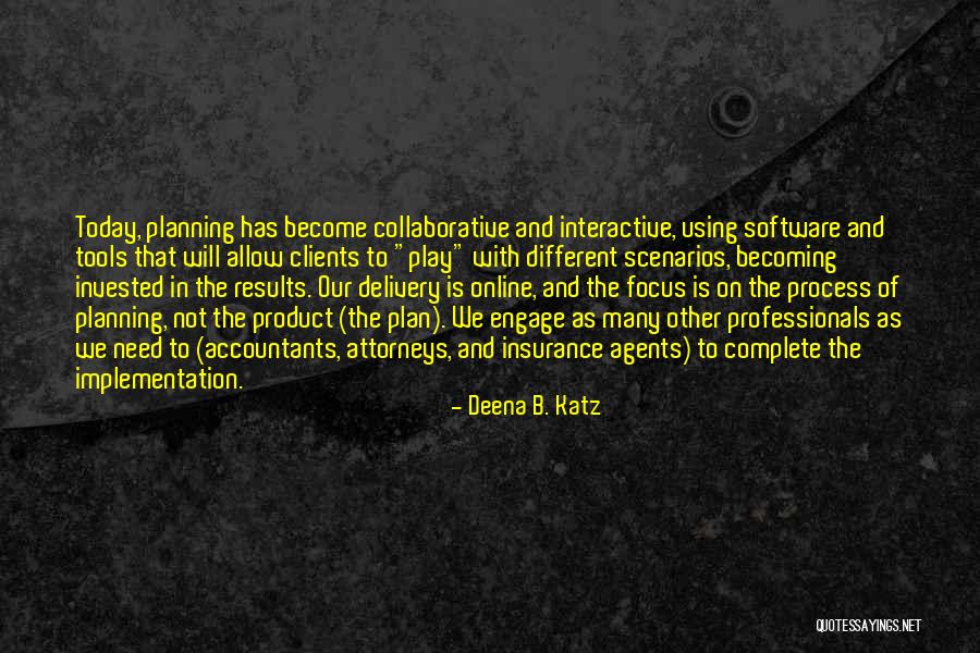 Planning Process Quotes By Deena B. Katz Planning Process Quotes By Deena B. Katz