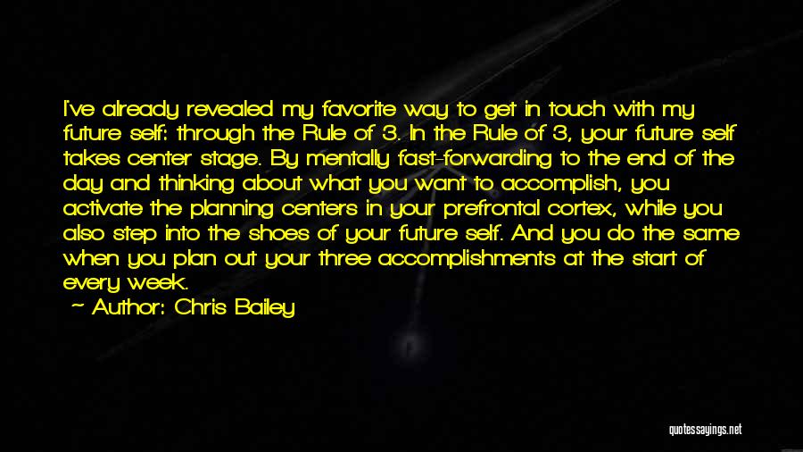 Planning Your Future Quotes By Chris Bailey
