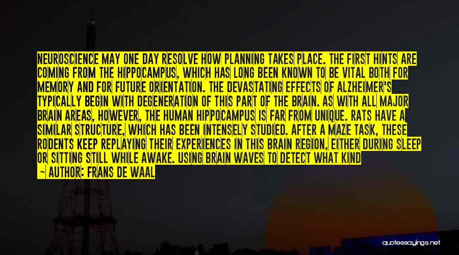 Planning Your Future Quotes By Frans De Waal