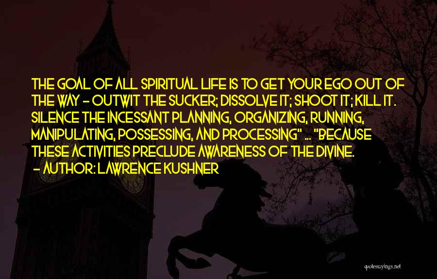 Planning Your Life Quotes By Lawrence Kushner