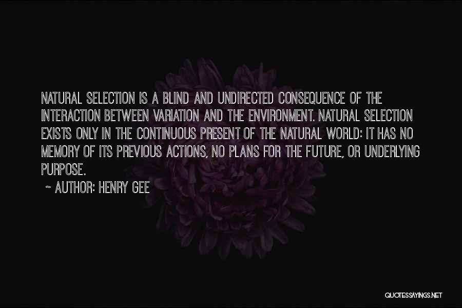 Plans For The Future Quotes By Henry Gee