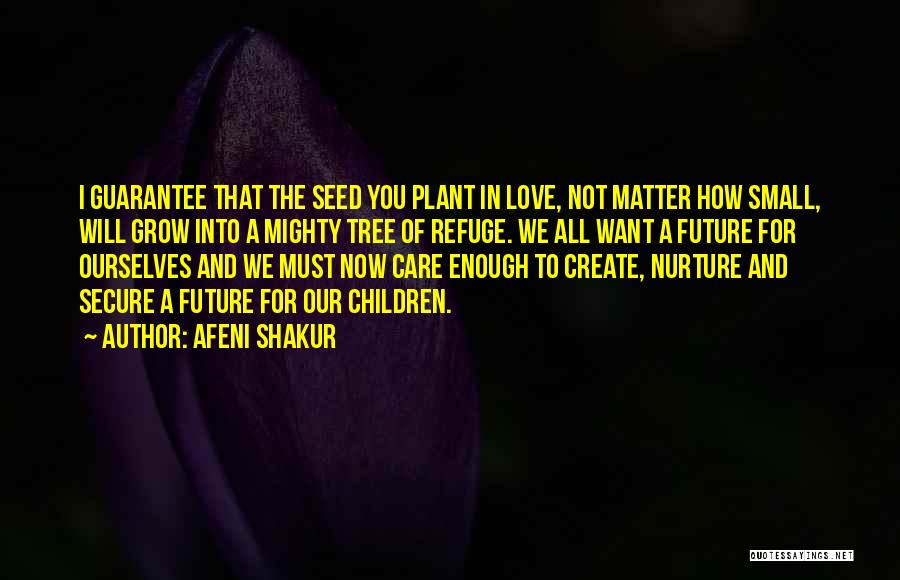 Plant A Tree Love Quotes By Afeni Shakur