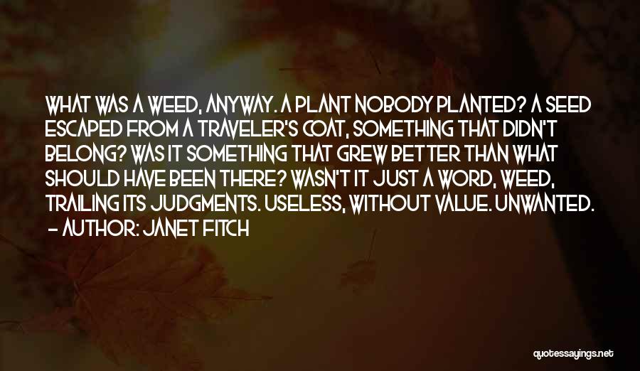 Plant Seed Quotes By Janet Fitch