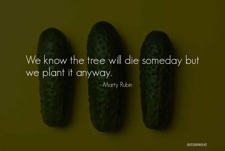 Plant Trees Quotes By Marty Rubin