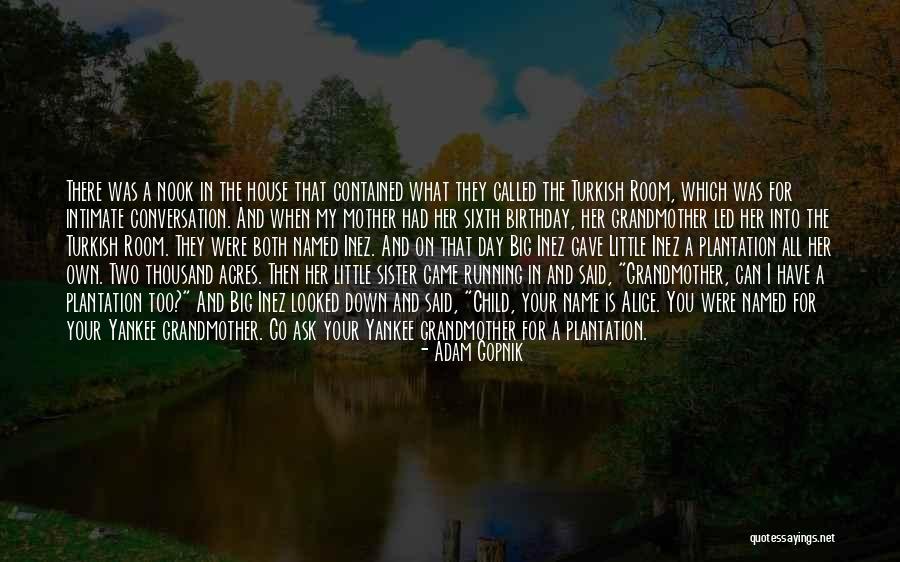 Plantation Day Quotes By Adam Gopnik