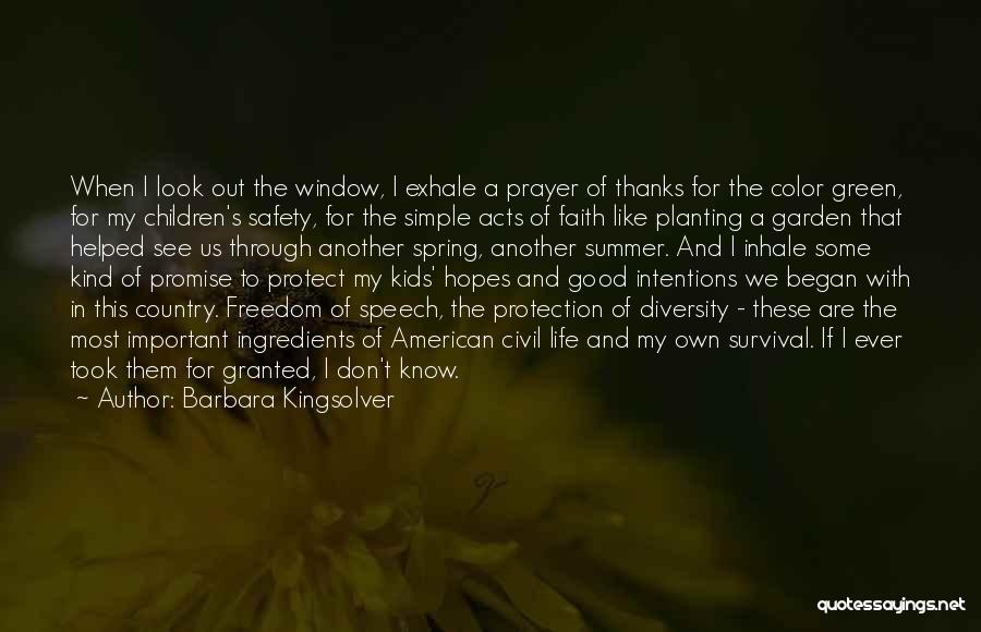 Planting A Garden Quotes By Barbara Kingsolver