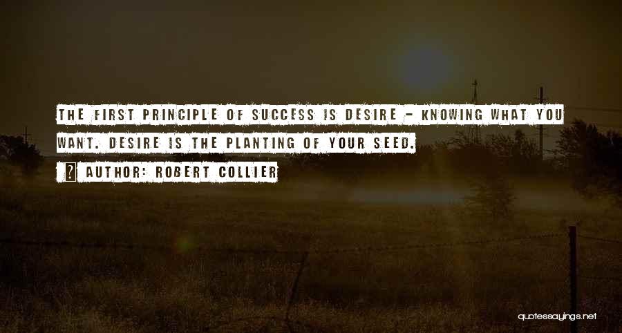 Planting The Seed Quotes By Robert Collier