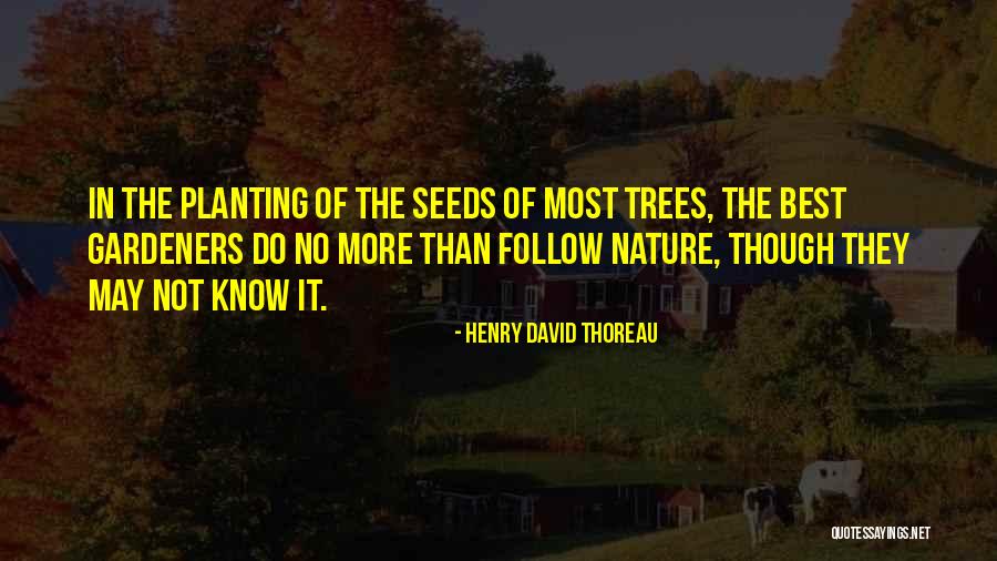 Planting The Seeds Quotes By Henry David Thoreau Planting The Seeds Quotes By Henry David Thoreau