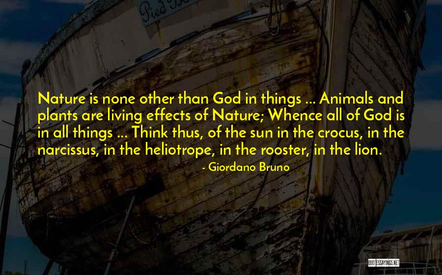 Plants And Nature Quotes By Giordano Bruno Plants And Nature Quotes By Giordano Bruno